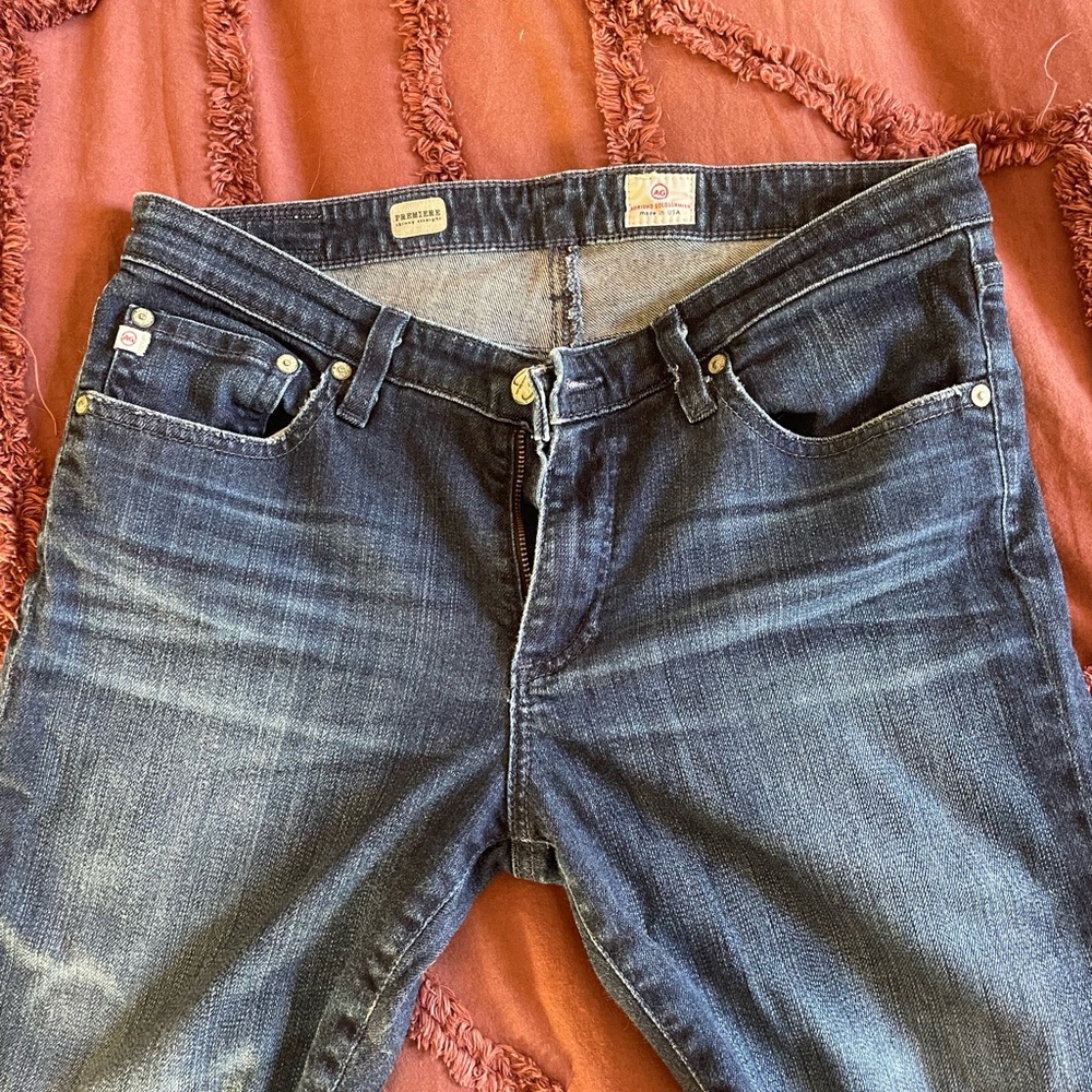AG Skinny Straight Jeans